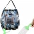20l Outdoor Camping Shower Water Bag Portable Foldable Solar Heating Bath Equipment With Temperature Display brown M