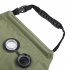 20l Outdoor Camping Shower Water Bag Portable Foldable Solar Heating Bath Equipment With Temperature Display brown M