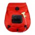 20l Outdoor Camping Shower Water Bag Portable Foldable Solar Heating Bath Equipment With Temperature Display brown M