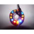 20mm 7 Colors Change 12 LEDs Fog Mist Maker Aromatherapy Oxygen Bar Single atomizing head