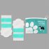 20pcs Disposable Dog Shoes Lightweight Breathable Waterproof Dirt Proof Paw Protection Rain Boots For Small Medium Large Dogs Cats small size