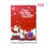 20pcs Merry Christmas Happy New Year Greeting Card Creative Santa claus Elk CardsG2 Snowman
