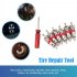 20pcs Nickel plated Zinc Alloy Car Tire Valve Core With Removal Tool For Motorcycle Bicycle Tire Valve Core Removal Repair Tool Wrench  20 valve core