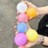 20pcs Reusable Water Balloons Silicone Quick Fill Soft Water Balls Summer Water Toys For Outdoor Beach Pool Random Color