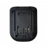 20v Lithium Battery Adapter Compatible for Wackers Worx Small Footboard Black