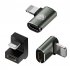 20w Fast Charging Adapter Type c Female To Lighting Male Pd Charge Date Transmission Converter Compatible For Iphone Side Elbow
