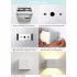20w Led Bedside Wall Lamp 2 4g Smart Remote Control 3 color Bedroom Corridor Wall Lamp Decoration Fixtures black shell