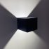20w Led Bedside Wall Lamp 2 4g Smart Remote Control 3 color Bedroom Corridor Wall Lamp Decoration Fixtures black shell