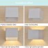 20w Led Bedside Wall Lamp 2 4g Smart Remote Control 3 color Bedroom Corridor Wall Lamp Decoration Fixtures black shell