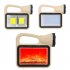 20w Portable Led Flashlights 3 Lighting Modes IPX5 Waterproof Solar USB Rechargeable Strong Light Multifunctional Camping Work Light flame light