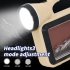 20w Portable Led Flashlights 3 Lighting Modes IPX5 Waterproof Solar USB Rechargeable Strong Light Multifunctional Camping Work Light COB light