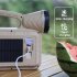 20w Portable Led Flashlights 3 Lighting Modes IPX5 Waterproof Solar USB Rechargeable Strong Light Multifunctional Camping Work Light flame light