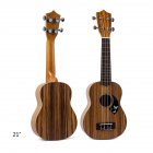 21-Inch Four String Ukulele Zebra Wood With Fender For Guitar Instrument