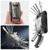 21 in 1 Bicycle Tool Kit  Socket Tool  Cross Screwdriver  Flat Screwdriver  And Multi size Inner Hexagon Mountain Bike Repair Tool Kit Riding Travel Emergency M