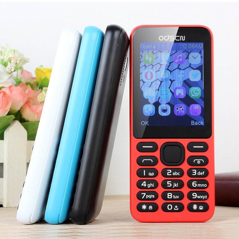 215 Mini Mobile Phone 2.8 Inch Touch Screen Dual SIM Cards Mobile Phone Blue