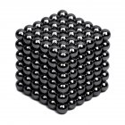 216Pcs 5mm DIY Magic Magnet Magnetic Blocks Balls Sphere Cube Beads Puzzle Building Toys Stress Reliever Bright black