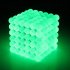 216Pcs 5mm DIY Magic Magnet Magnetic Blocks Balls Sphere Cube Beads Puzzle Building Toys Stress Reliever Light blue