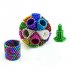 216pcs 5mm Magnetic Ball Children Puzzle Toy Kids Educational DIY Game with Iron Box