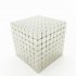 216pcs Square Puzzle Silver Square Magic Cube 5mm Educational Toy Silver