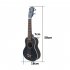 21inch Ukulele Concert 4 Strings Musical Instruments 15 Frets Spruce Wood Hawaiian Small Guitar Free Case Strings Gradient blue