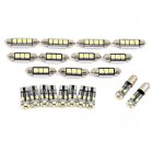 21pcs White <span style='color:#F7840C'>Car</span> Dome Map Reading <span style='color:#F7840C'>LED</span> <span style='color:#F7840C'>Interior</span> <span style='color:#F7840C'>Light</span> <span style='color:#F7840C'>for</span> BMW E46 Sedan Coupe M3 1999-2005 Canbus