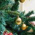 22 PCs Christmas Balls Ornament Shatterproof Plastic Christmas Tree Decorations With Star Hanging Rope red