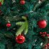 22 PCs Christmas Balls Ornament Shatterproof Plastic Christmas Tree Decorations With Star Hanging Rope red