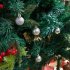 22 PCs Christmas Balls Ornament Shatterproof Plastic Christmas Tree Decorations With Star Hanging Rope red