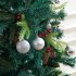 22 PCs Christmas Balls Ornament Shatterproof Plastic Christmas Tree Decorations With Star Hanging Rope red