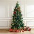 22 PCs Christmas Balls Ornament Shatterproof Plastic Christmas Tree Decorations With Star Hanging Rope red