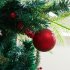22 PCs Christmas Balls Ornament Shatterproof Plastic Christmas Tree Decorations With Star Hanging Rope red