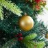 22 PCs Christmas Balls Ornament Shatterproof Plastic Christmas Tree Decorations With Star Hanging Rope red