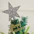 22 PCs Christmas Balls Ornament Shatterproof Plastic Christmas Tree Decorations With Star Hanging Rope red