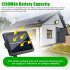 220000 Lumens Solar Street Light 3 Lighting Modes Waterproof 117cob Wall Lamp for Outdoor Garden Yard without RC