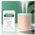 2200ml Double Spray Air Humidifier Ultrasonic Essential Oil Diffuser with 2200ml Water Tank Green