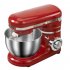220V 4L Stainless Steel Bowl 1200W Kitchen Food Stand Mixer 4L Cream Egg Whisk Blender European Regulation red