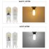 220V G9 LED Corn Light Bulb Dimmable 3W 5W Energy Saving for Crystal Lamp Corridor Lamp Transparent cover warm white 220V