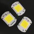 220V LED Floodlight 20W 30W 50W White Warm Light COB Chip Integrated Smart IC Driver Lamp Warm light