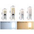 220V LED SMD 2835 G9 3W Corn Light Bulb Spotlight for Chandelier Replacement Halogen Lamp Decoration Warm white off white cover Not dimmable