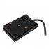 220v 10a Tfs 1 Metal Foot Pedal Switch with 10CM Cable Non slip Waterproof Footswitch