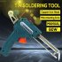 220v 110v 60w Temperature Gun Auto Welding Electric Soldering Iron Solder Tools For Circuit Boards Electronic Equipment  Dark Green  US plug 110V