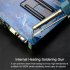 220v 110v 60w Temperature Gun Auto Welding Electric Soldering Iron Solder Tools For Circuit Boards Electronic Equipment  Dark Green  EU plug 220V