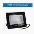 220v 50w 100w Led Uv Flood Light Waterproof Fluorescent Stage Lamp For Party Halloween Decoration 50W EU plug wire