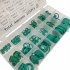 225pcs Rubber O ring Assortment Set 18 Sizes Car Air Conditioner Compressor Seal Ring Sealing Gasket Washer as shown in the picture