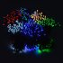 22M 200LEDs String Light with Solar Strip Night Light Lamp Fairy Lights for Outdoor Christmas Trees Wedding Garden colors