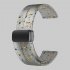 22mm 20mm Strap Watch Band Replacement Quick Release Magnetic Folding Buckle Universal Silicone Watch Strap 20mm gray
