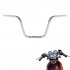 22mm 7 8   25mm 1  Motorcycle Modified Handlebar for  Honda Kawasaki Suzuki Chopper Bobber Cafe Racer plating