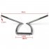 22mm 7 8 inches 25mm 1inch Motorcycle Drag Handlebars Z Bars 8 3 4  Plating