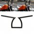 22mm 7 8 inches 25mm 1inch Motorcycle Drag Handlebars Z Bars 8 3 4  Plating