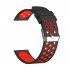 22mm Silicone Watch Band for Huawei Watch Gt2  46mm   Smart Watch for Samsung Galaxy Watch Active2  44mm  Black red